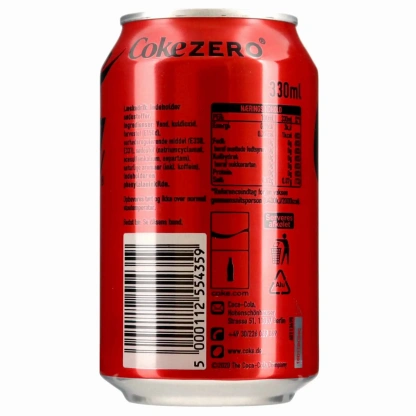 Coca Cola Zero 24x330ml Can CCEP – Image 2