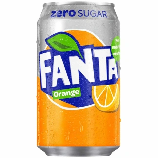Fanta Zero 24x330ml Can CCEP