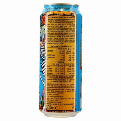 Monster Energy Mango Loco 12x500ml Can CCEP – Image 3